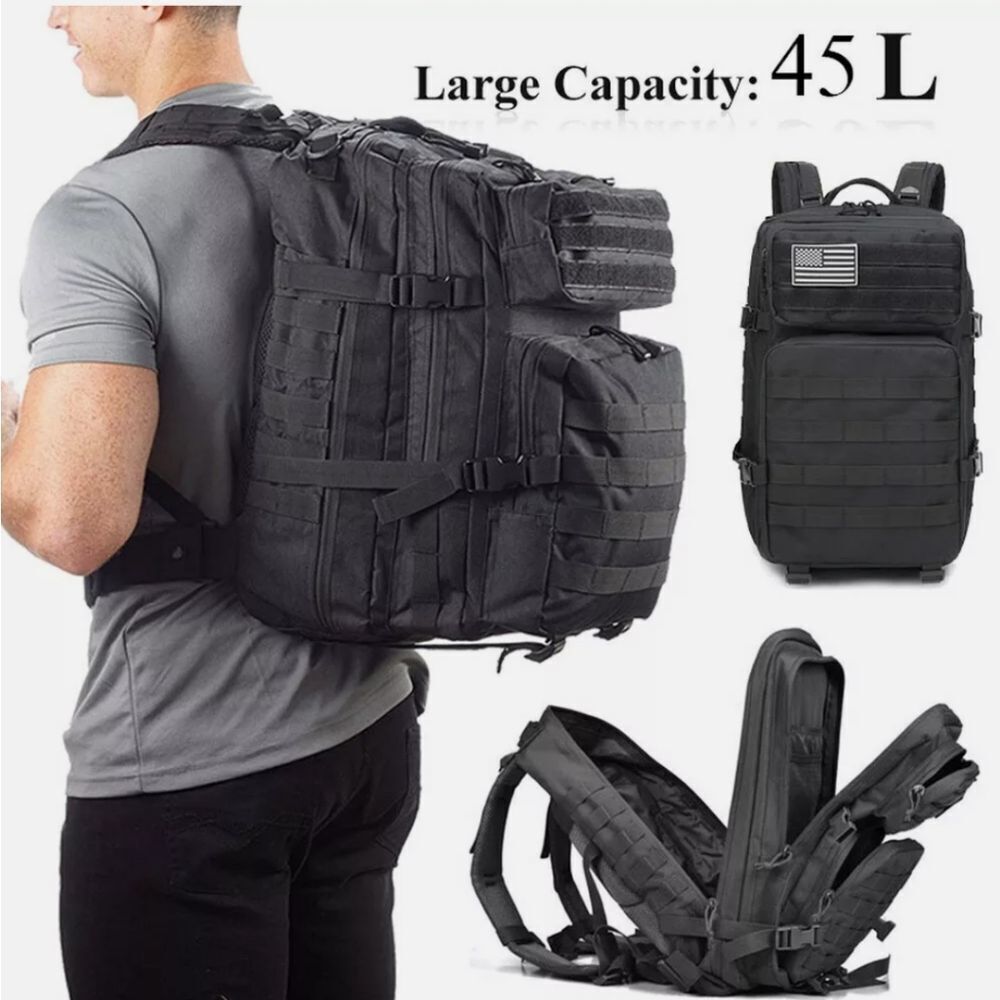 Military Tactical Backpack Large Molle System Hiking Backpacks Bags